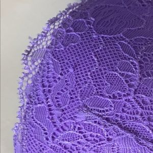 Purple bra